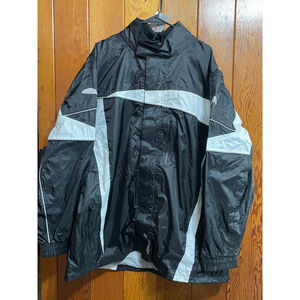 Men's Tourmaster Defender 2.0 Black & White Raincoat XXL